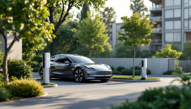 Leads borne électrique