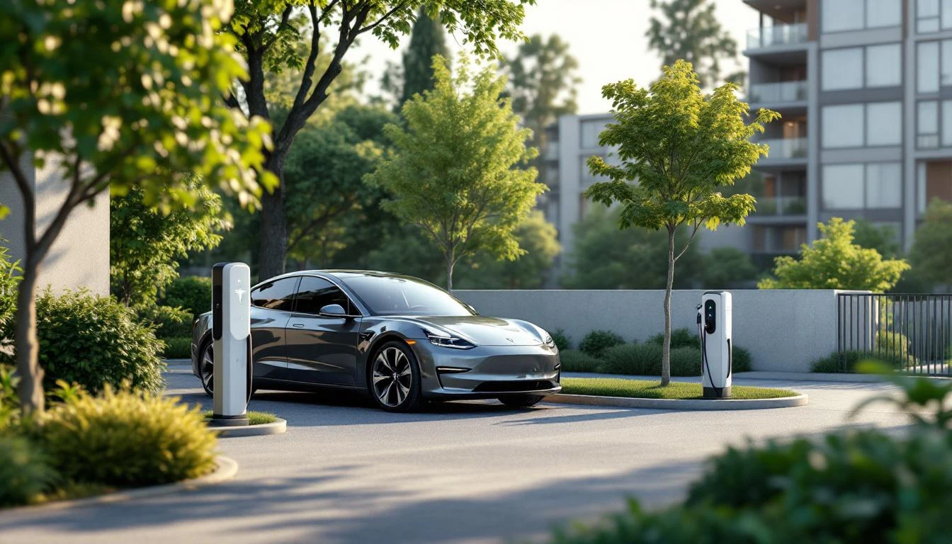 Leads borne électrique