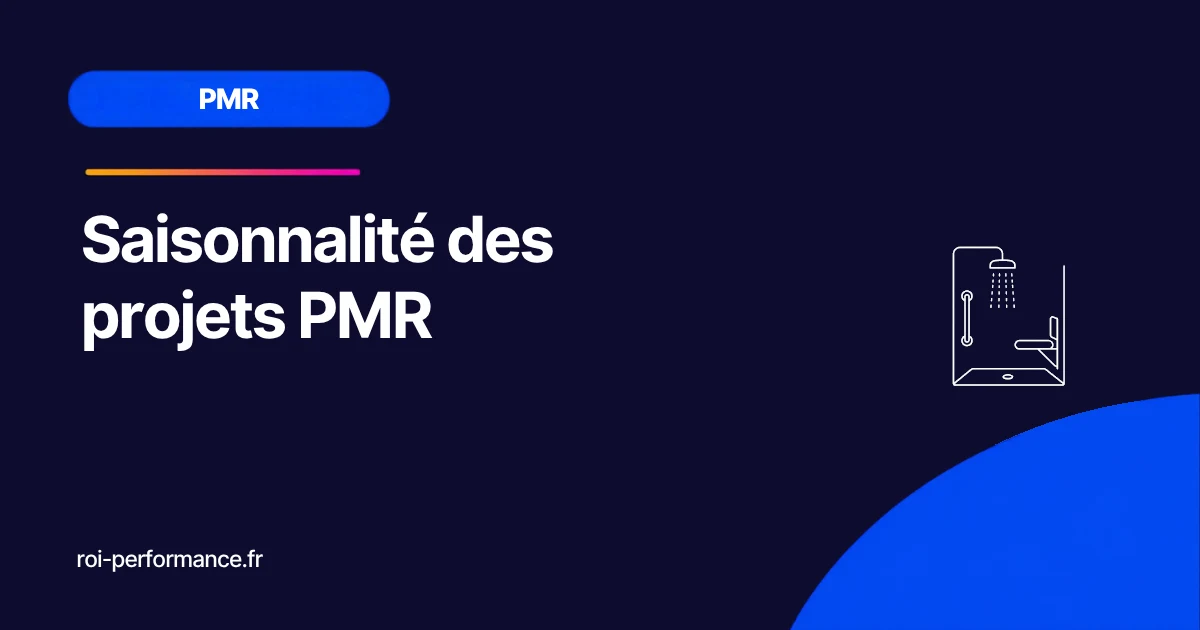Saisonnalité des projets PMR